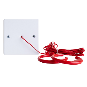 Baldwin Boxall DTACPW Disabled Toilet Alarm Wall Pull Cord – White